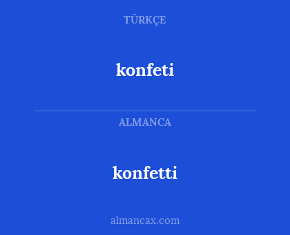 konfetti - konfeti