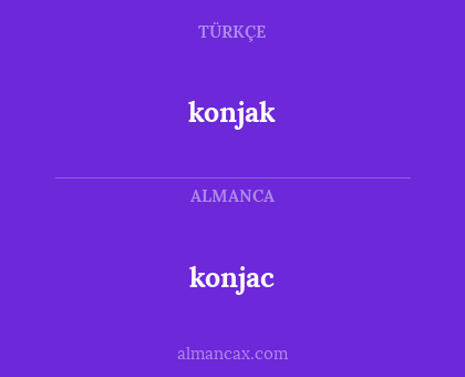 konjac - konjak