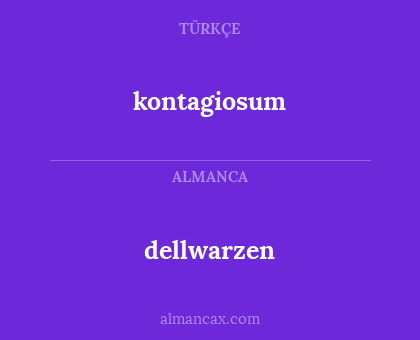 dellwarzen - kontagiosum