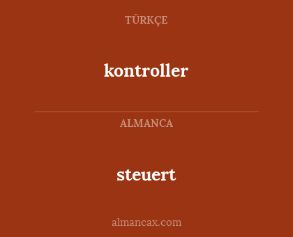 kontroller - steuert