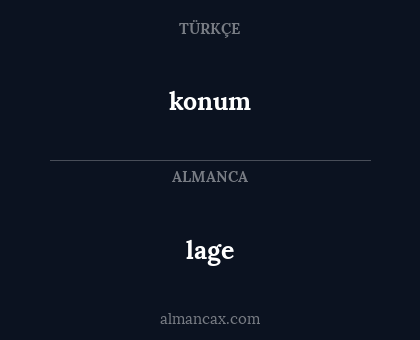 konum - lage