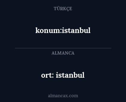 ort: istanbul - konum:istanbul