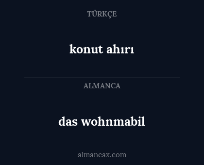 konut ahırı - das wohnmabil
