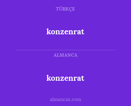 konzenrat - konzenrat