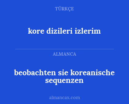 beobachten sie koreanische sequenzen - kore dizileri izlerim