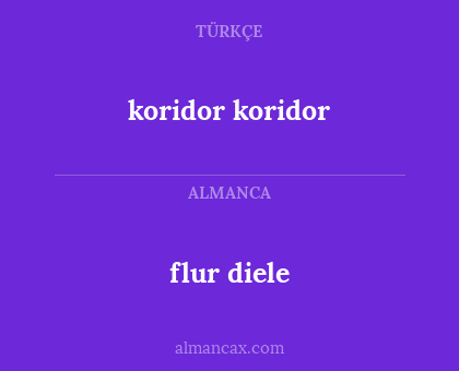 flur diele - koridor koridor