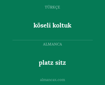 platz sitz - köseli koltuk