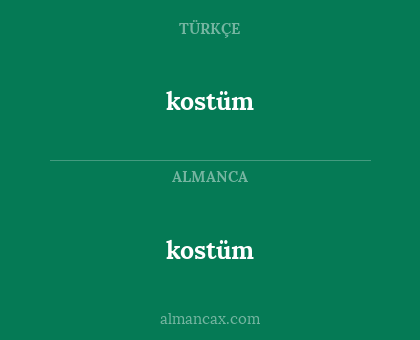 kostüm - kostüm