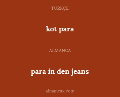 para in den jeans - kot para