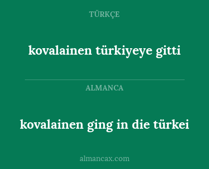 kovalainen türkiyeye gitti - kovalainen ging in die türkei