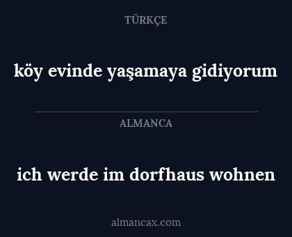 köy evinde yaşamaya gidiyorum - ich werde im dorfhaus wohnen
