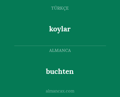 buchten - koylar