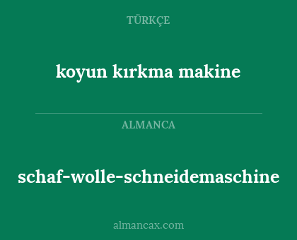 koyun kırkma makine - schaf-wolle-schneidemaschine