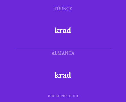 krad - krad