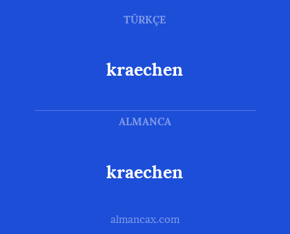kraechen - kraechen