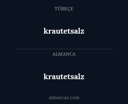 krautetsalz - krautetsalz