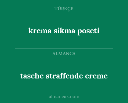 krema sikma poseti - tasche straffende creme