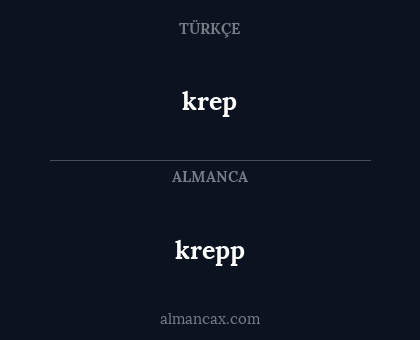 krep - krepp