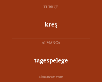 tagespelege - kreş
