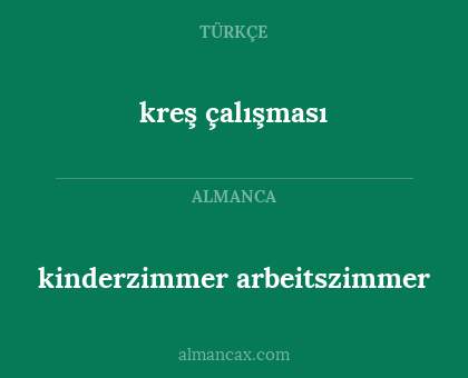 kreş çalışması - kinderzimmer arbeitszimmer