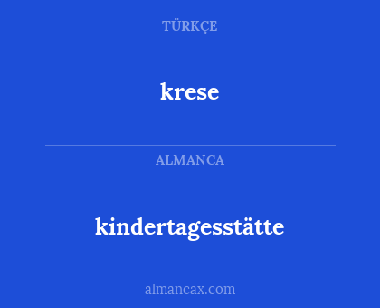 krese - kindertagesstätte