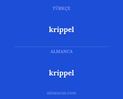 krippel - krippel