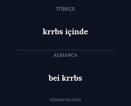 bei krrbs - krrbs içinde