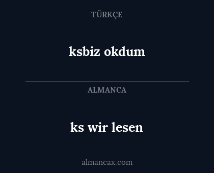 ks wir lesen - ksbiz okdum