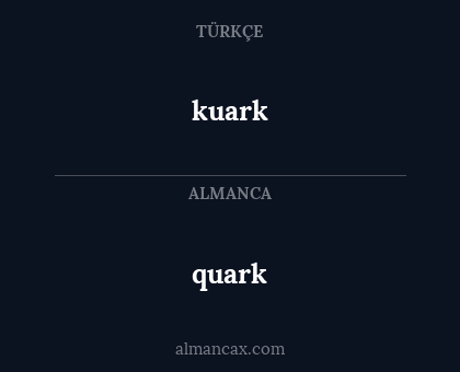 quark - kuark