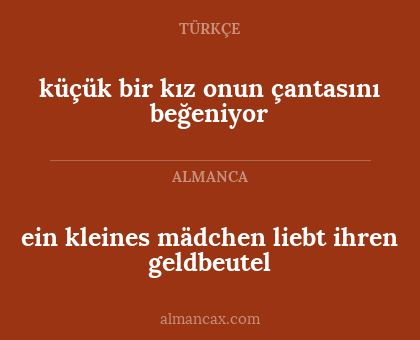 ein kleines mädchen liebt ihren geldbeutel - küçük bir kız onun çantasını beğeniyor