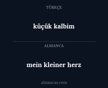 küçük kalbim - mein kleiner herz