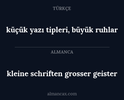 kleine schriften grosser geister - küçük yazı tipleri, büyük ruhlar