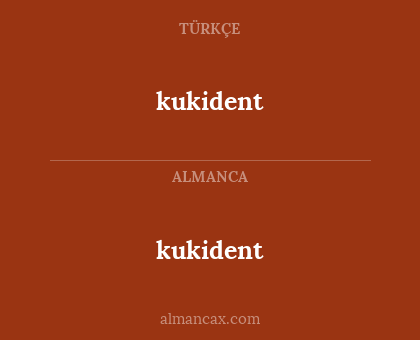 kukident - kukident