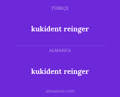 kukident reinger - kukident reinger
