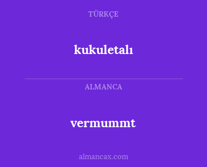 kukuletalı - vermummt