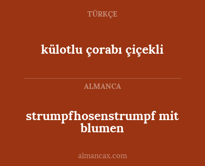 külotlu çorabı çiçekli - strumpfhosenstrumpf mit blumen