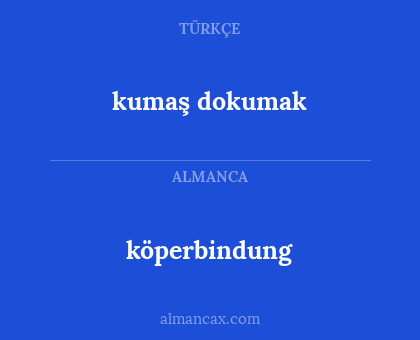 köperbindung - kumaş dokumak