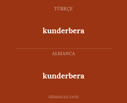 kunderbera - kunderbera