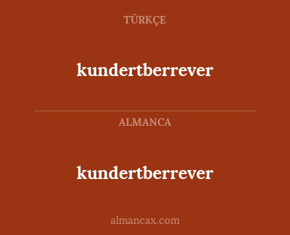 kundertberrever - kundertberrever
