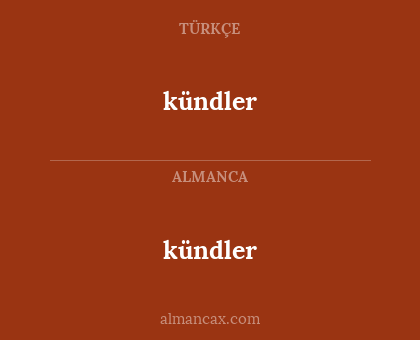 kündler - kündler