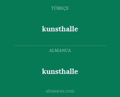 kunsthalle - kunsthalle