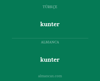 kunter - kunter