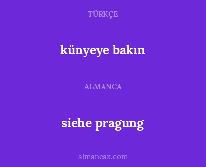 künyeye bakın - siehe pragung