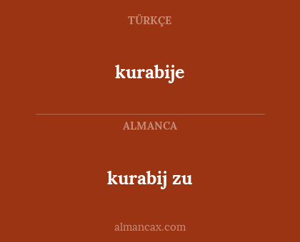 kurabije - kurabij zu