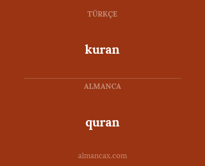 kuran - quran