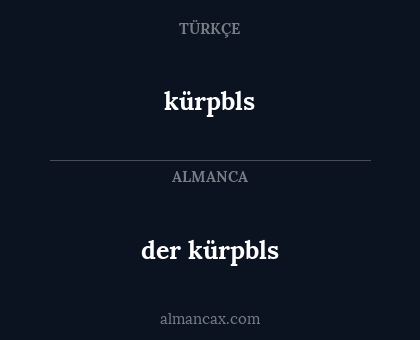 kürpbls - der kürpbls