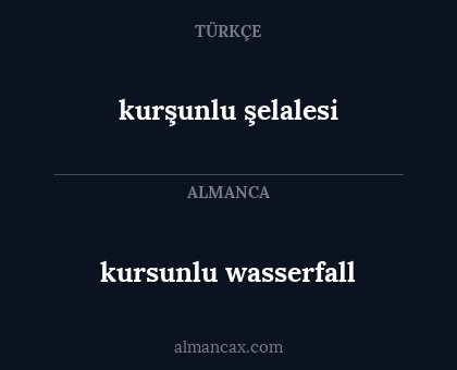 kursunlu wasserfall - kurşunlu şelalesi