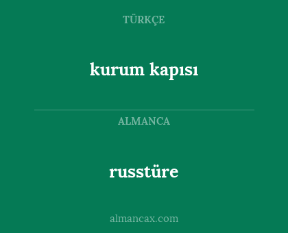kurum kapısı - russtüre