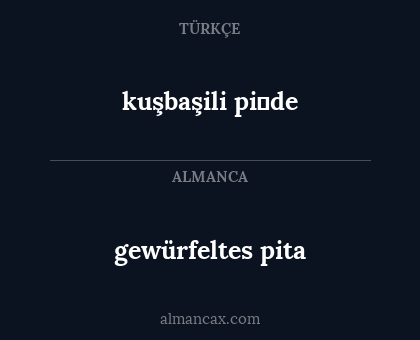 gewürfeltes pita - kuşbaşili pi̇de