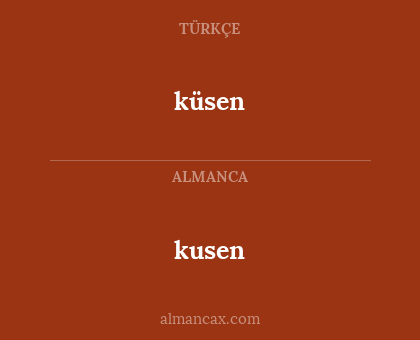 kusen - küsen